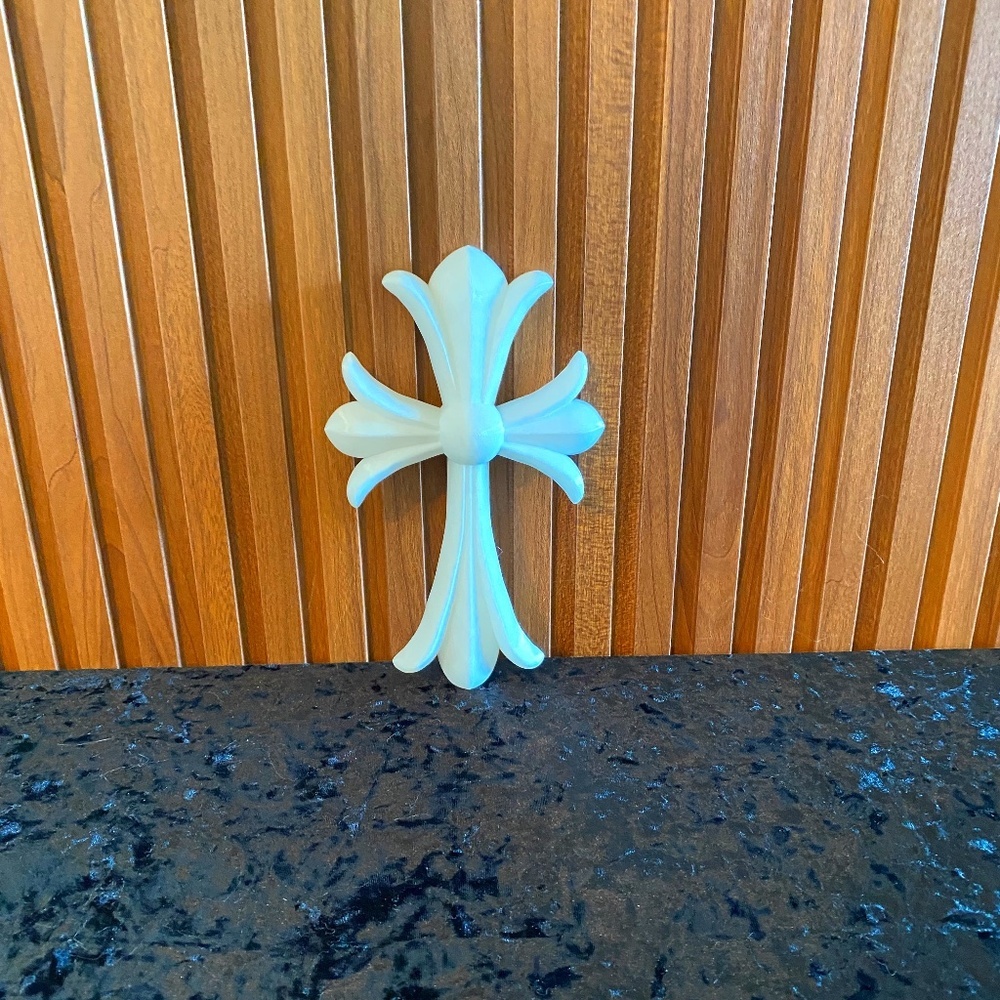 RARE Large 8” CH White Cross Decor